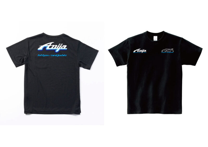 NEW DESIGN Anija Tシャツ ブルーグラデーション